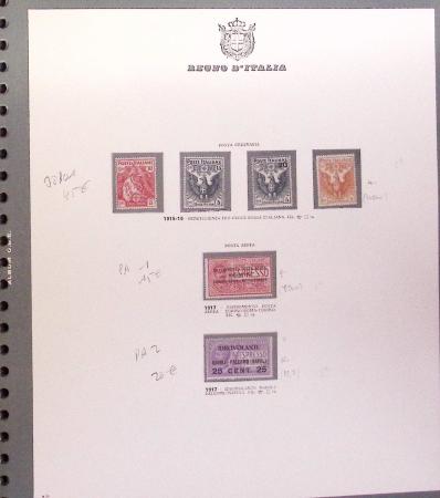 1910-74, Chiefly never hinged selection in four albums
