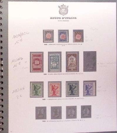 1910-74, Chiefly never hinged selection in four albums