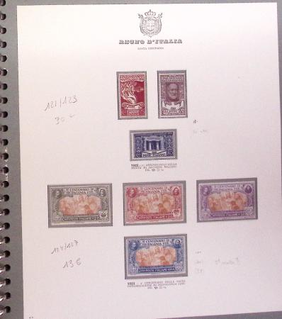 1910-74, Chiefly never hinged selection in four albums