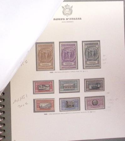 1910-74, Chiefly never hinged selection in four albums
