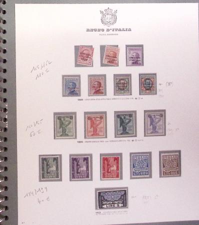 1910-74, Chiefly never hinged selection in four albums