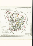 3 cartes géographiques anciennes différentes du département de la Nièvre (19e siècle). TB