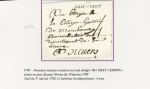 4 MP dont "56 Chat-Chinon" (1793 - ind 14) et MP "56 Château-Chinon" + griffe noire "chargé n°69". TB