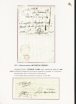 4 MP dont "56 Chat-Chinon" (1793 - ind 14) et MP "56 Château-Chinon" + griffe noire "chargé n°69". TB