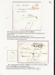 Clamecy : 6 MP dont manuscrite "Declamecy" (L2 - 1735 - ind 19), L n°1 (1766 - ind 17), "P 66 P Clamecy" (1799 et 1801 - ind 14 chaque). TB