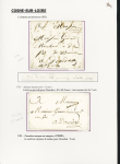 Cosne sur Loire : 7 MP dont L N°1A manuscrite (1733 - ind 16), L2 (1752 - ind 17), L7 (1790 - ind 17), "P 56 P Cosne" (1829 - ind 13), "Deb 56 Cosne" (1816 - ind 20). Bel ensemble rare