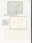 Cosne sur Loire : 7 MP dont L N°1A manuscrite (1733 - ind 16), L2 (1752 - ind 17), L7 (1790 - ind 17), "P 56 P Cosne" (1829 - ind 13), "Deb 56 Cosne" (1816 - ind 20). Bel ensemble rare
