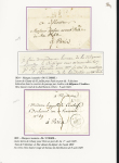 Lormes : 4 MP ; "56 L'Orme" (1827 - ind 8 et 1829 - ind 12). TB