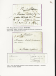 14 plis avec marques postales de Nevers période ancien régime. TB