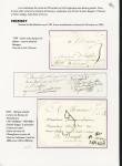 3 plis : lettre sans marque avec taxe manuscrite de 3 sols de Nevers - double cursive "56 Prémery Nevers" (1822 - ind 18) et MP "56 Premery" (1824 - ind 12). TB