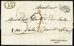 MP "Deb 11 St Affrique" (1831) en bleu, ind 23. TB