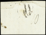 Port payé orné de Lorient (1787 - L n°9), ind 33. rareté.