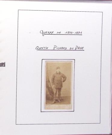 1870-71 GUERRE, Petite archive de la correspondance