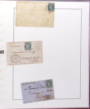 1870-71 GUERRE, Petite archive de la correspondance