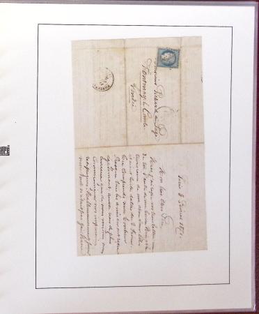 1870-71 GUERRE, Petite archive de la correspondance