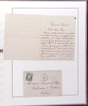 1870-71 GUERRE, Petite archive de la correspondance