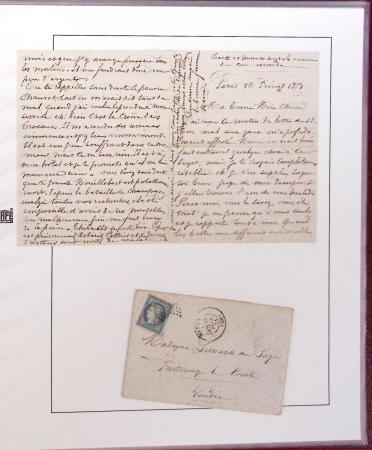 1870-71 GUERRE, Petite archive de la correspondance