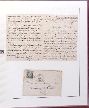 1870-71 GUERRE, Petite archive de la correspondance