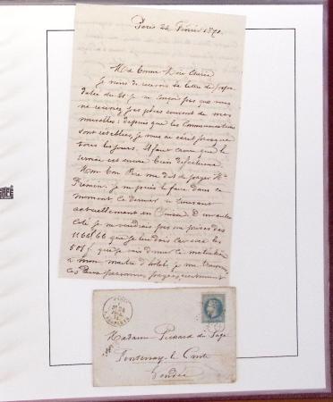 1870-71 GUERRE, Petite archive de la correspondance