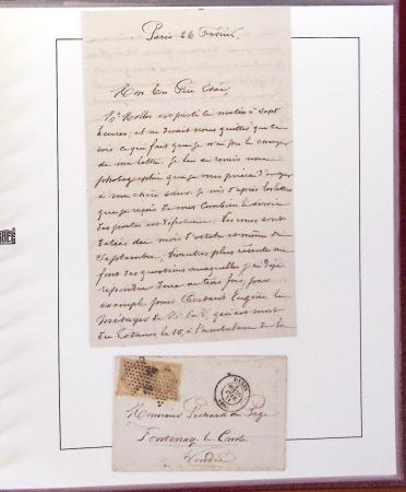 1870-71 GUERRE, Petite archive de la correspondance