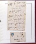 1870-71 GUERRE, Petite archive de la correspondance