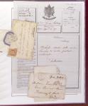 1870-71 GUERRE, Petite archive de la correspondance