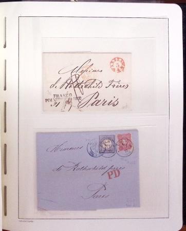 1791-1945, All-world selection of covers, noted airmails