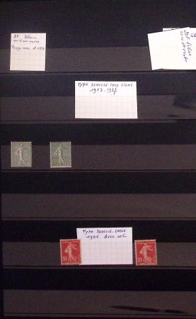 1900-80, Petit stock de France et Monaco en 19 classeurs