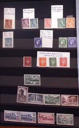 1900-80, Petit stock de France et Monaco en 19 classeurs