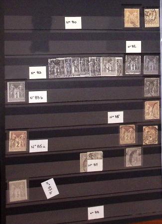 1900-80, Petit stock de France et Monaco en 19 classeurs