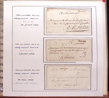 1732-1952 Collection spécialisée sur la poste à AURAY
