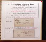 1732-1952 Collection spécialisée sur la poste à AURAY