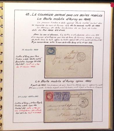 1732-1952 Collection spécialisée sur la poste à AURAY