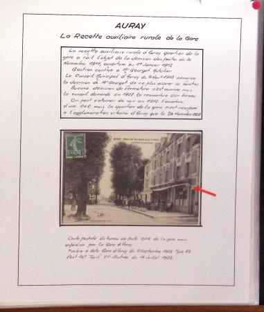 1732-1952 Collection spécialisée sur la poste à AURAY