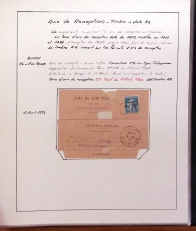 1732-1952 Collection spécialisée sur la poste à AURAY