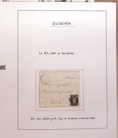 1732-1952 Collection spécialisée sur la poste à AURAY