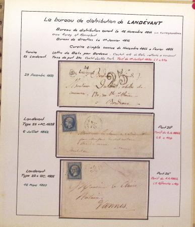 1732-1952 Collection spécialisée sur la poste à AURAY