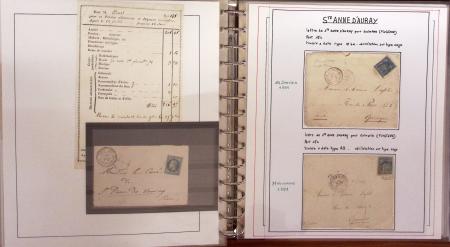 1732-1952 Collection spécialisée sur la poste à AURAY