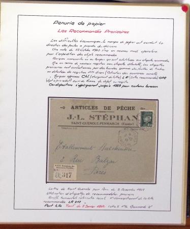 1938-45, Collection spécialisé en deux albums sur le