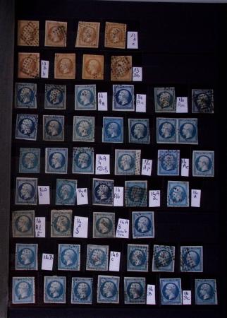1849-1920, Collection d'oblitérés en 2 classeurs dont