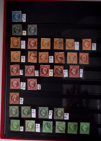 1849-1920, Collection d'oblitérés en 2 classeurs dont