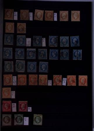 1849-1920, Collection d'oblitérés en 2 classeurs dont