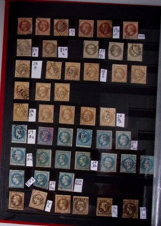 1849-1920, Collection d'oblitérés en 2 classeurs dont
