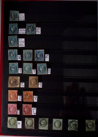 1849-1920, Collection d'oblitérés en 2 classeurs dont