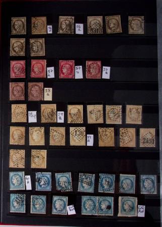 1849-1920, Collection d'oblitérés en 2 classeurs dont