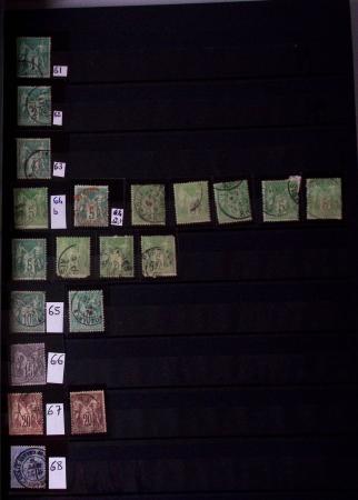 1849-1920, Collection d'oblitérés en 2 classeurs dont