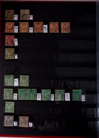 1849-1920, Collection d'oblitérés en 2 classeurs dont