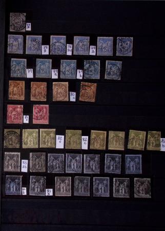 1849-1920, Collection d'oblitérés en 2 classeurs dont