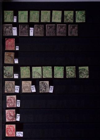 1849-1920, Collection d'oblitérés en 2 classeurs dont