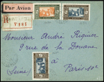 17.11.1933. Lettre de Sant Louis pour Paris sans mention (arrivée Paris 20.11.33). Accident Laté 17 à Rosas (Espagne) (Nierinck n°331118). TB